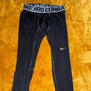 Nike Pro Combat Compression Pants Men’s Size XL Black Dri‑Fit Base Layer Tights